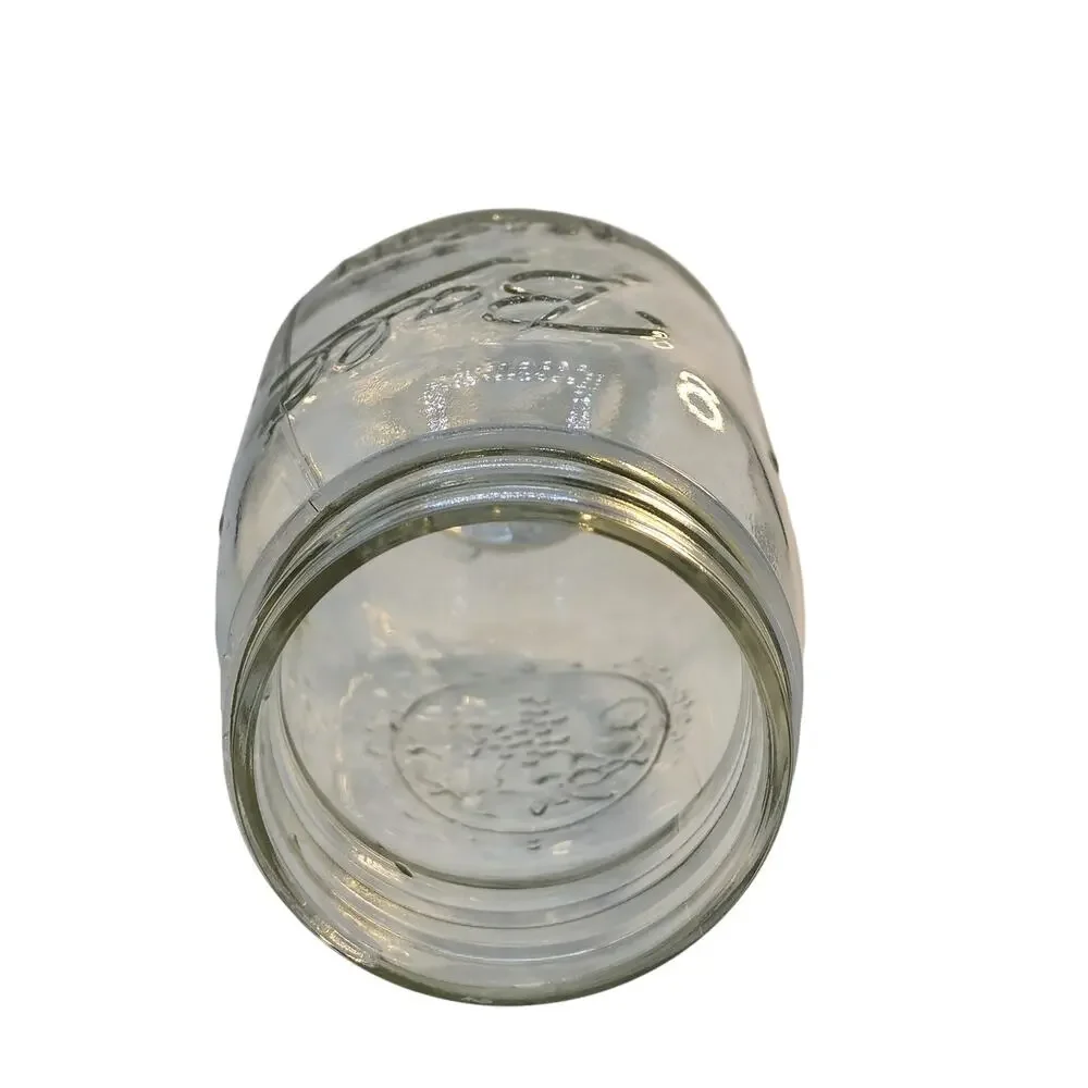 Ball Mason Jar Redneck Hillbilly Wine Glass Goblet Pedestal Drinkware Vintage